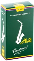 Alto Sax JAVA Reeds Strength 2.5; Box of 10