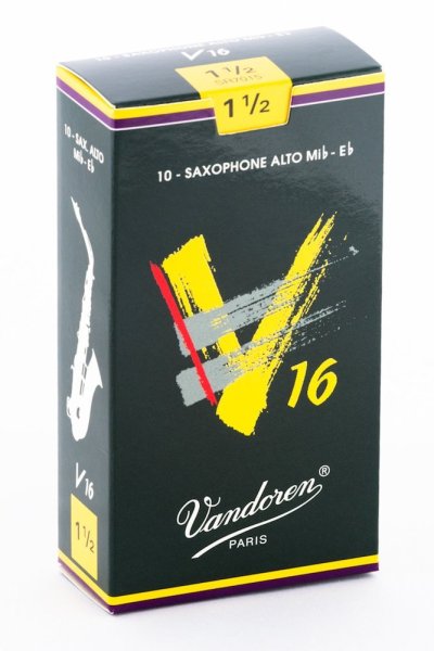 Alto Sax V16 Reeds Strength 1.5, Box of 10