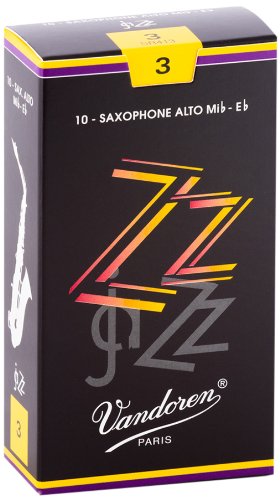 SR413 Alto Sax ZZ Reeds Strength 3; Box of 10