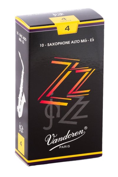 Alto Sax ZZ Reeds Strength 4; Box of 10