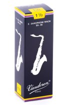 Tenor Sax Traditional Reeds Strength 1.5; Box of 5