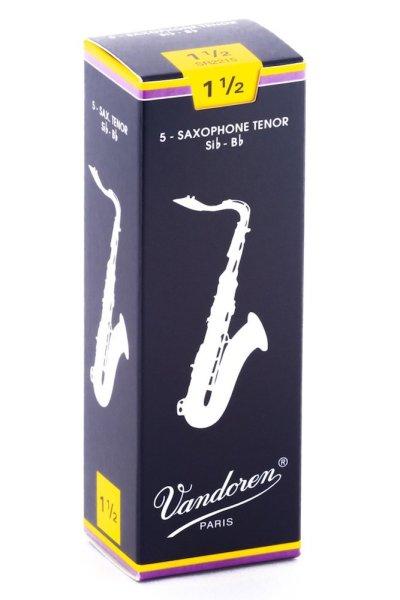 Tenor Sax Traditional Reeds Strength 1.5; Box of 5