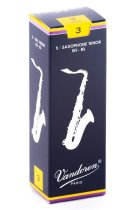 Tenor Sax Traditional Reeds Strength 3; Box of 5