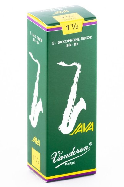 Tenor Sax JAVA Reeds Strength 1.5; Box of 5