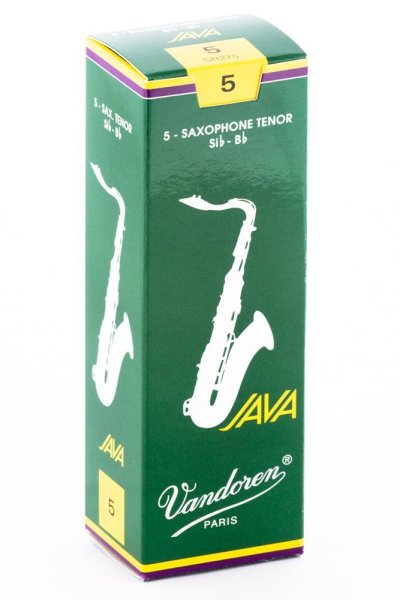 Tenor Sax JAVA Reeds Strength No. 5, Box of 5