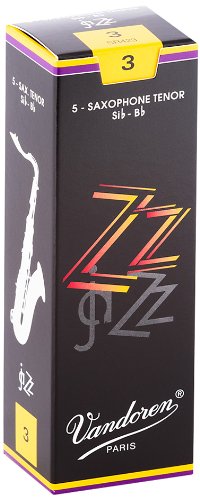 Tenor Sax ZZ Reeds Strength 3; Box of 5