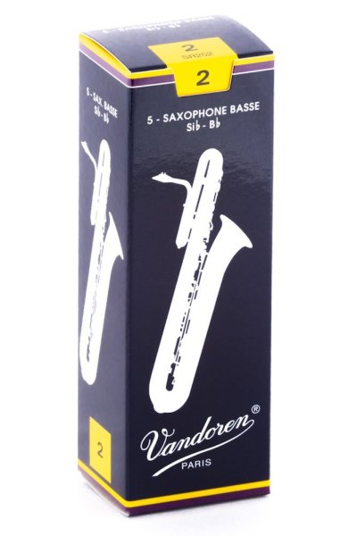 Bass Sax Traditional Reeds Strength 2; Box of 5