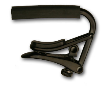 Capo Noir Series, Black Chrome Capo For Classical Guitar