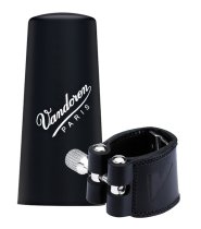 Leather Ligature and Plastic Cap for Bb Clarinet with 3 Interchangeable Pressure Plat