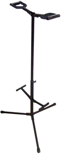 Double Guitar Stand With Lock Arm