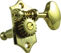 Sta-Tite Tuners, 18:1 Gear Ratio, 3-Per-Side, Vertical, Gold