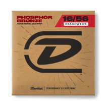 Resonator Phosphor Bronze Acoustic Guitar String Set, .016-.056 Gauge