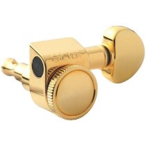 Roto-Grip Locking Rotomatic Tuners, 3-Per-Side, Gold