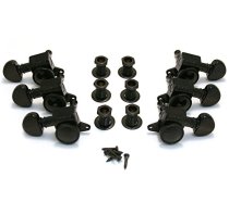 Mini Roto-Grip Locking Rotomatics Tuners - 3 and 3 - Black Chrome