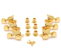 Mini Roto-Grip Locking Rotomatics Tuners - 3 and 3 - Gold