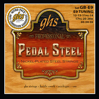 Pedal Steel Boomers® - E9 Tuning Strings .013 .036