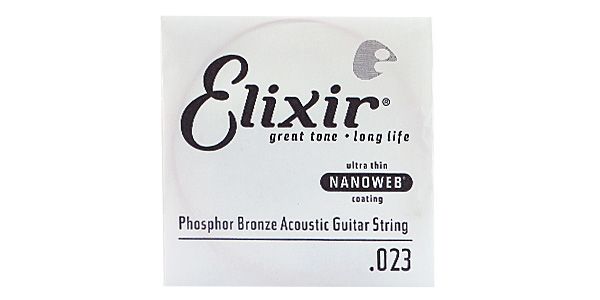 Phosphor Bronze Acoustic Guitar String with Nanoweb Coating - .023