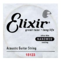 80/20 Bronze Acoustic Guitar String with Nanoweb Coating - .023