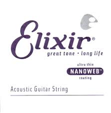 80/20 Bronze Acoustic Guitar String with Nanoweb Coating - .059