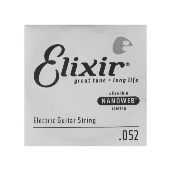 Nickel Plated Steel Electric Guitar String with Nanoweb Coating - .052