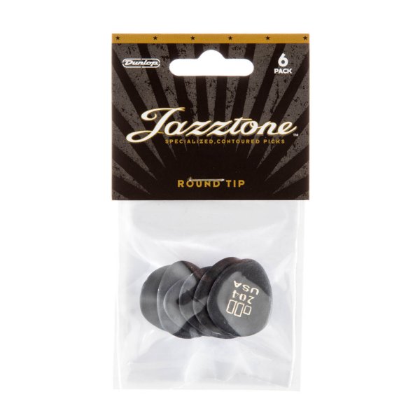 Round Tip Jd Jazztones™ Guitar Pick (6/pack)