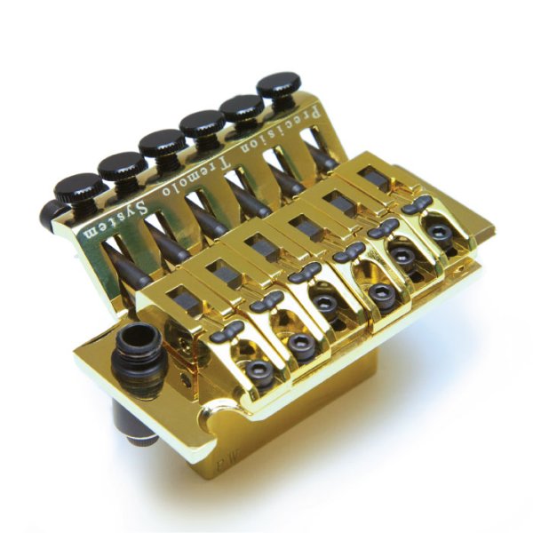 Lb63 Fr Style Locking Bridge With String Savers - Gold