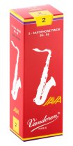 Tenor Sax JAVA Red Reeds Strength 2; Box of 5