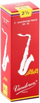 Tenor Sax JAVA Red Reeds Strength 2.5; Box of 5