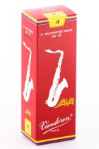 Tenor Sax JAVA Red Reeds Strength 4; Box of 5