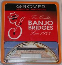 Grover 4-string banjo bridge