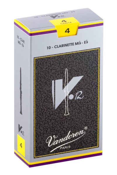 Eb Clarinet V.12 Reeds Strength 4; Box of 10