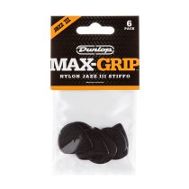 Max-grip® Jazz III Nylon Guitar Pick (6/pack)