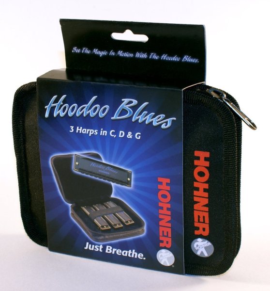 HooDoo Blues Harmonica, Key of C, D and G