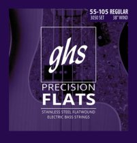 Bass Precision FLATS™ - Regular (38" winding) Strings - 2-D