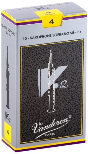 Soprano Sax V.12 Reeds Strength 4; Box of 10