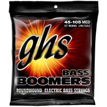 4-String Bass Boomers, Nickel-Plated Electric Bass Strings, Medium (45-105)