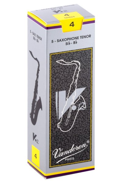 Tenor Sax V.12 Reeds Strength 4; Box of 5