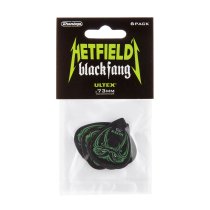 Hetfield Black Fang Guitare Picks 0.73mm (6 Pieces)