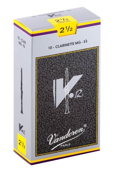 Eb Clarinet V.12 Reeds Strength 2.5; Box of 10