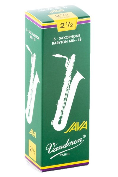 Bari Sax JAVA Reeds Strength 2.5; Box of 5