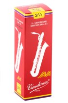 Bari Sax JAVA Red Reeds Strength 3.5; Box of 5