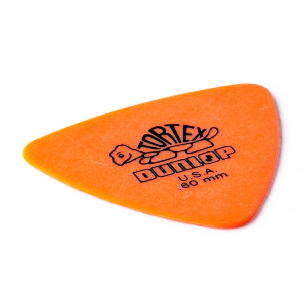 Orange 0.60mm Tortex® Triangle Guitar Pick (6/pack)