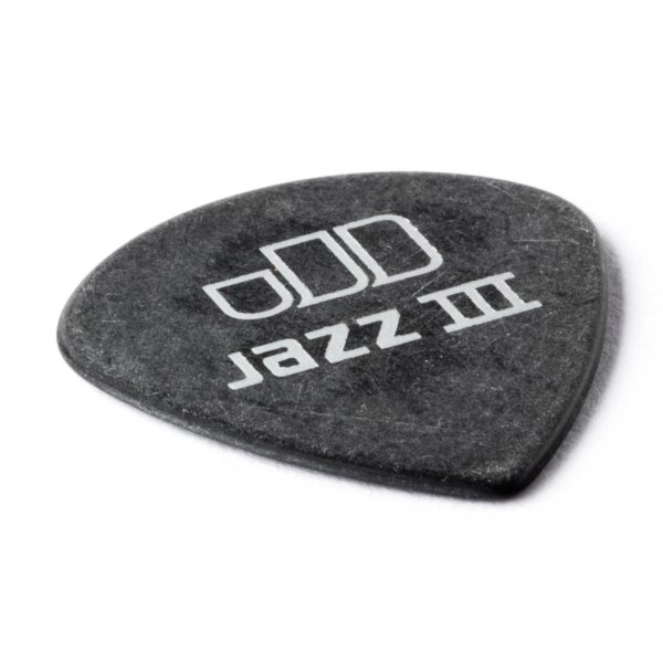 1.14mm Tortex® Pitch Black Jazz III Guitar Pick (12/pack)