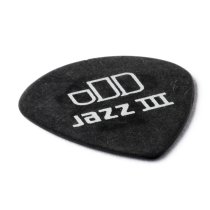 0.50mm Tortex® Pitch Black Jazz III Guitar Pick (12/pack)