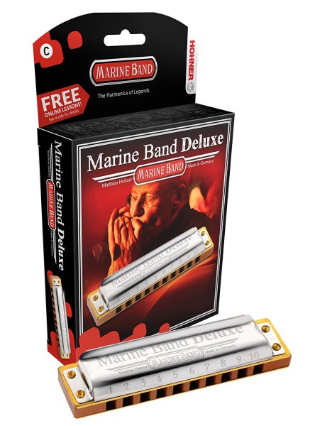 Hohner Marine Band Deluxe Harmonica, Key of E