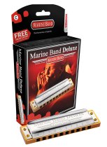 Hohner Marine Band Deluxe Harmonica, Key of B