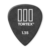 Black 1.35mm Tortex® T III Guitar Pick (12/pack)
