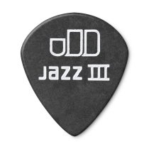 1.14mm Tortex® Pitch Black Jazz III Guitar Pick (72/bag)