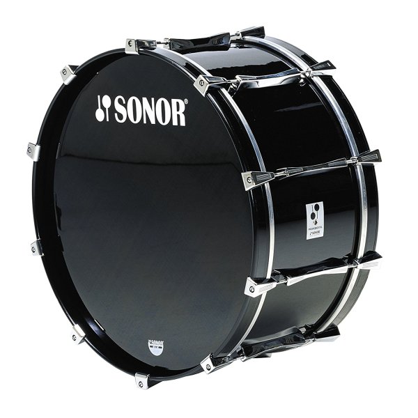 Pro Marching Bass Drum, Black