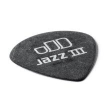 0.73mm Tortex® Pitch Black Jazz III Guitar Pick (12/pack)
